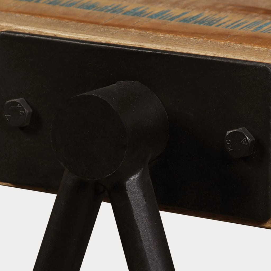 sidebord massiv genbrugstræ teak