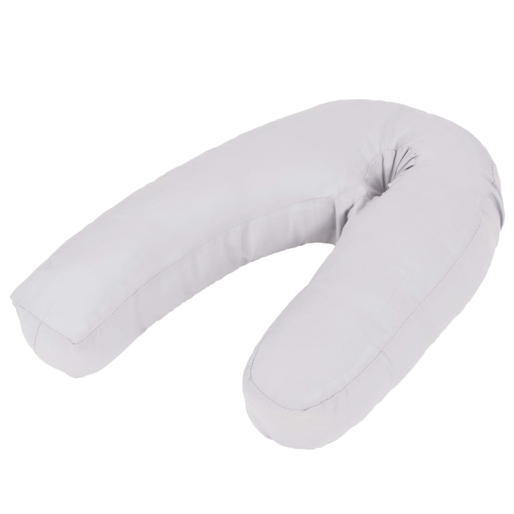 graviditetspude J-form 54x(36-43) cm grå