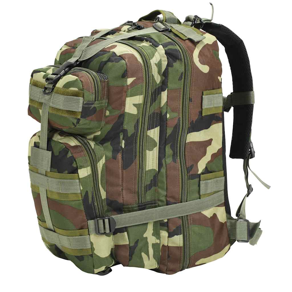 rygsæk i militærstil 50 l camouflage