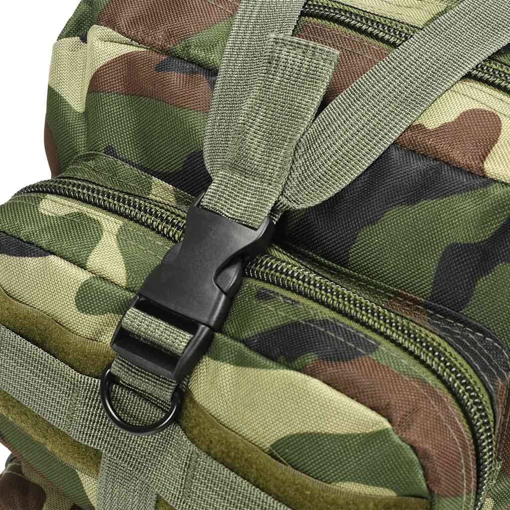 rygsæk i militærstil 50 l camouflage