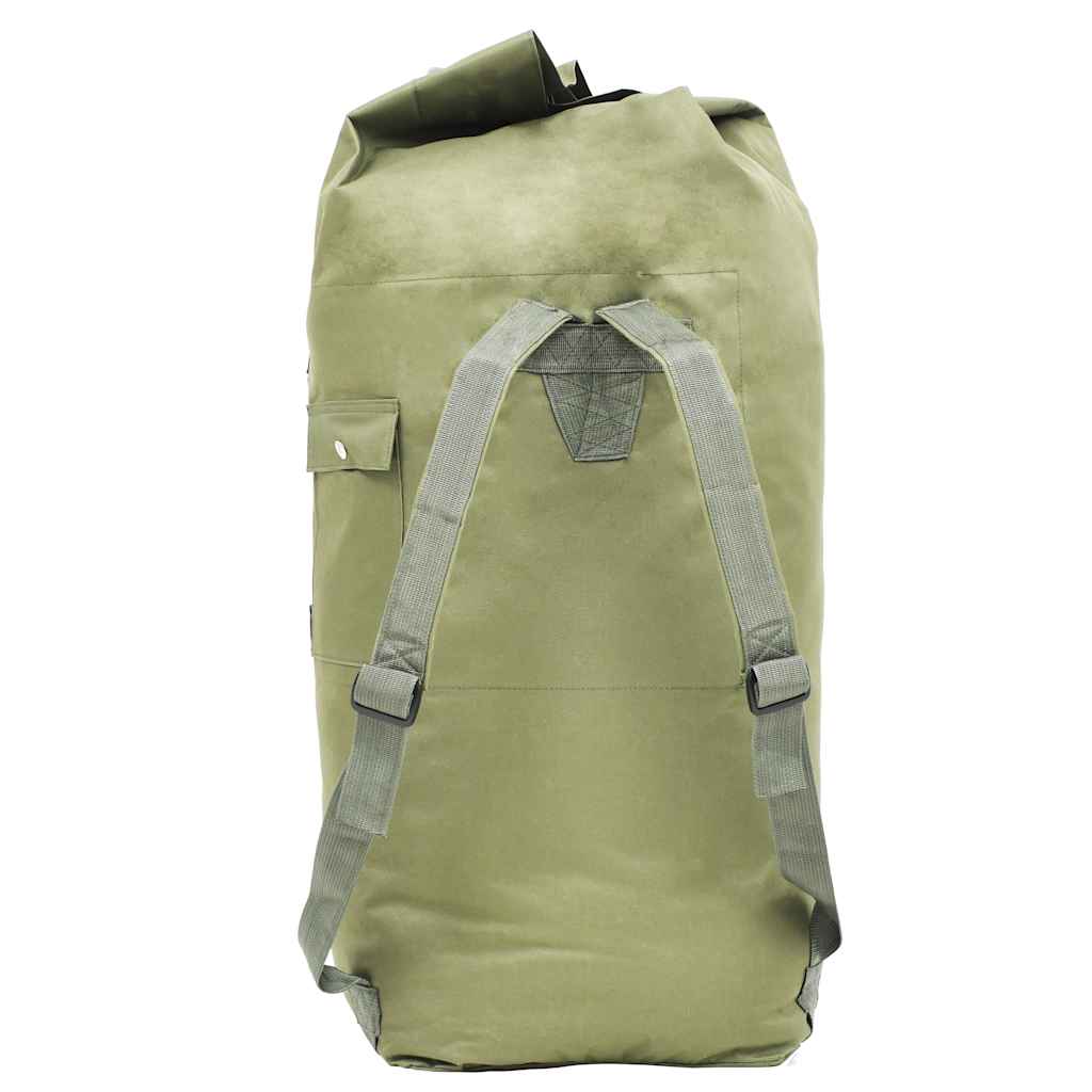 duffeltaske i militærstil 85 l olivengrøn