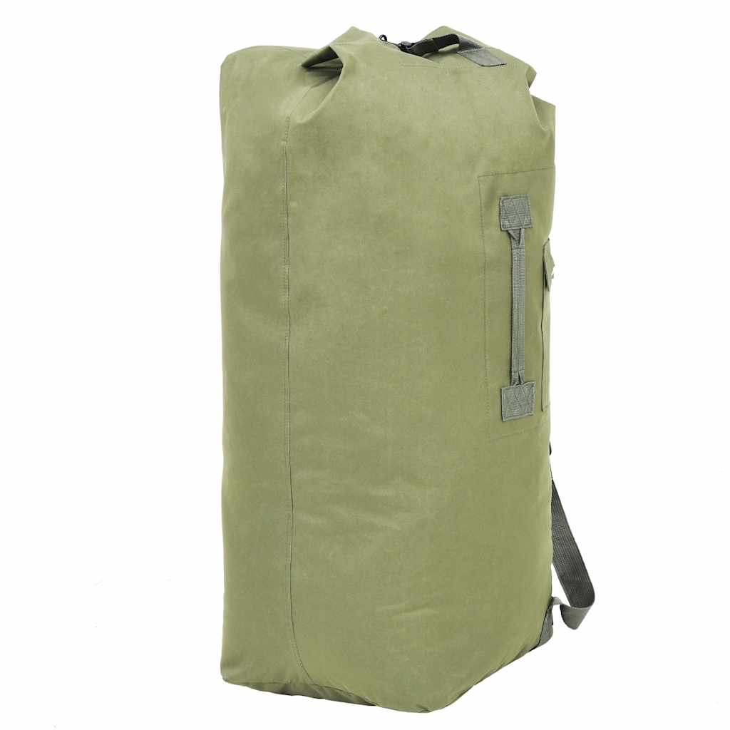 duffeltaske i militærstil 85 l olivengrøn