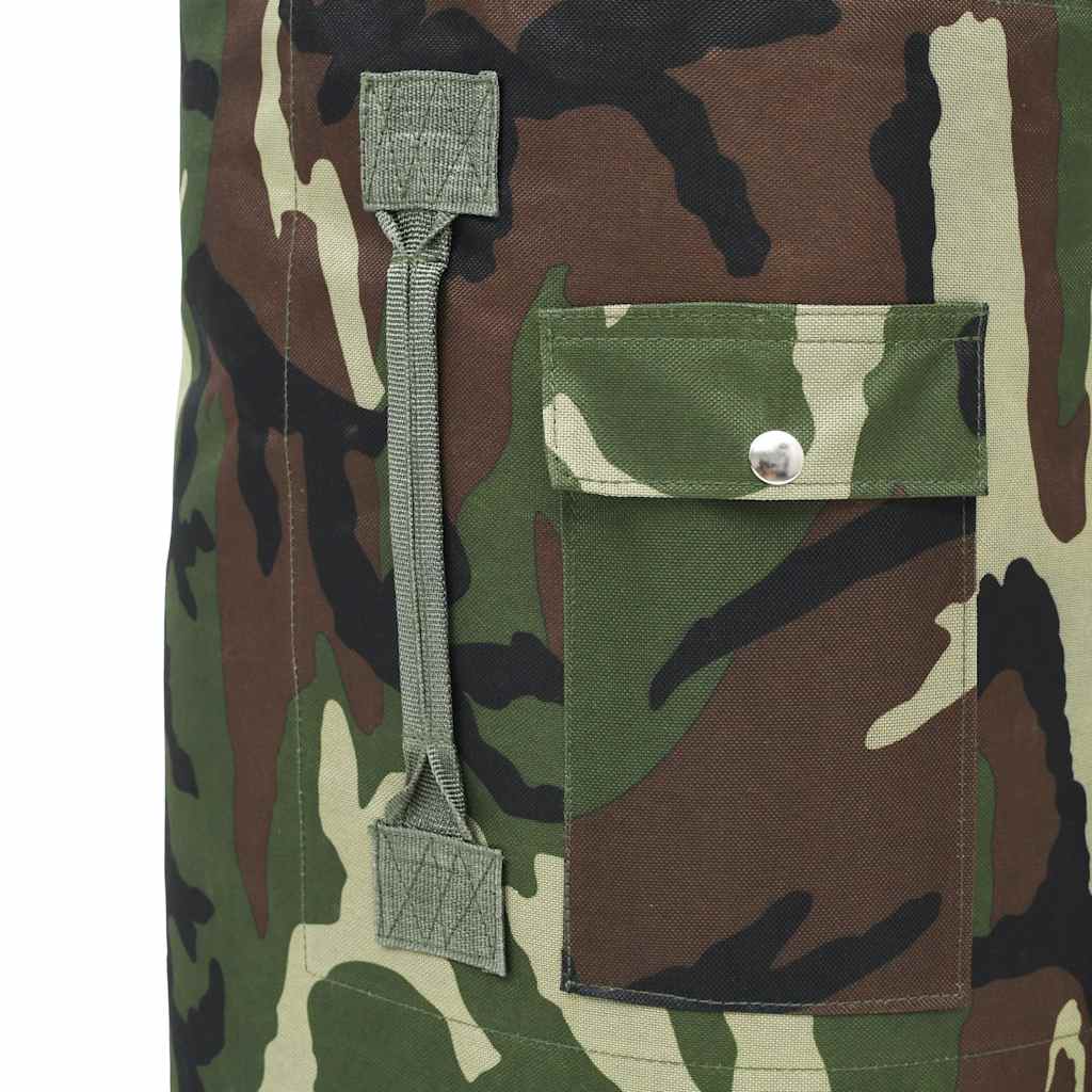 duffeltaske i militærstil 85 l camouflage