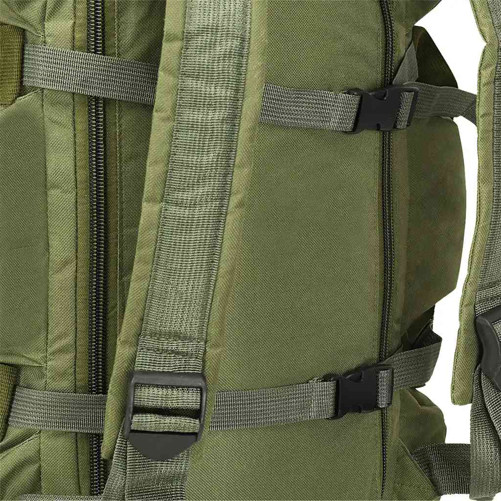 duffelbag i 3-i-1 army-stil 45 l olivengrøn