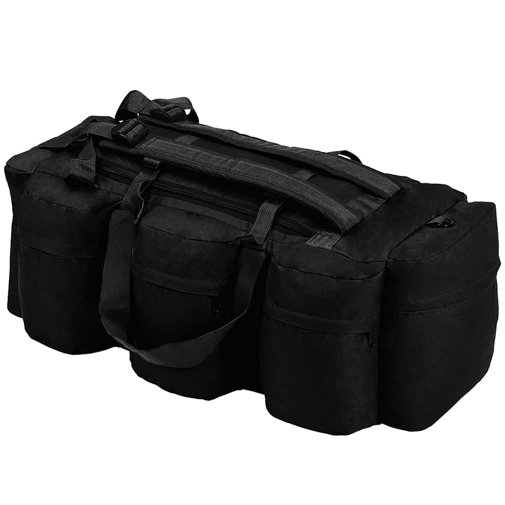 duffelbag i 3-i-1 army-stil 45 l sort