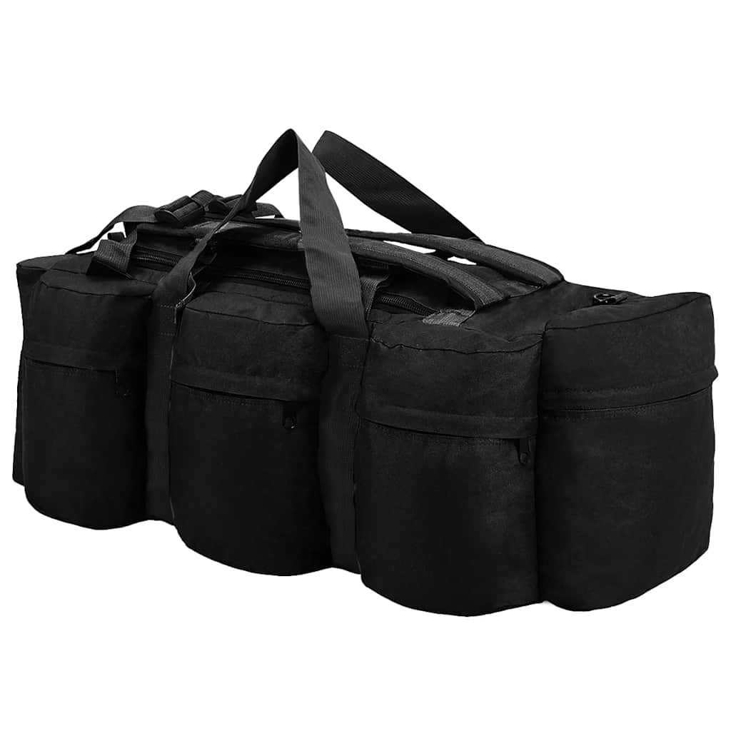 duffelbag i 3-i-1 army-stil 45 l sort