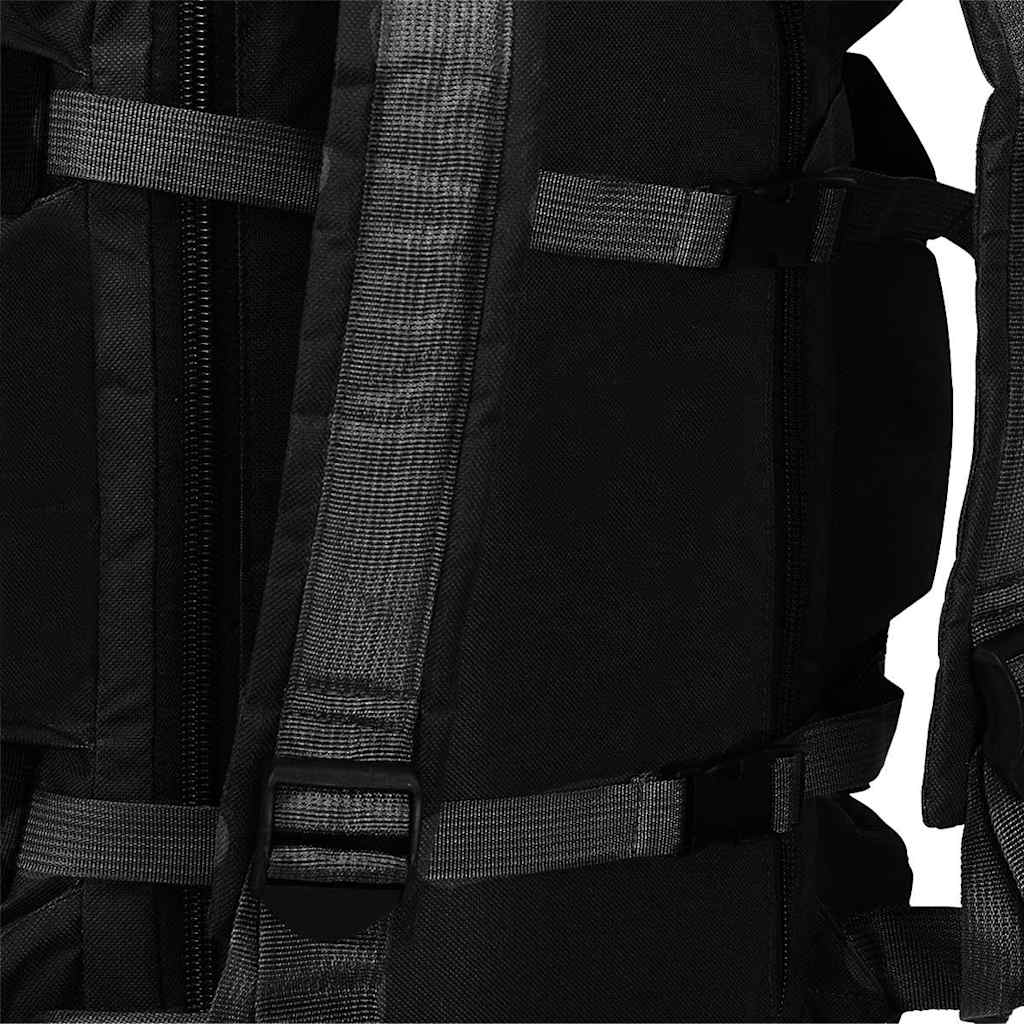 duffelbag i 3-i-1 army-stil 45 l sort