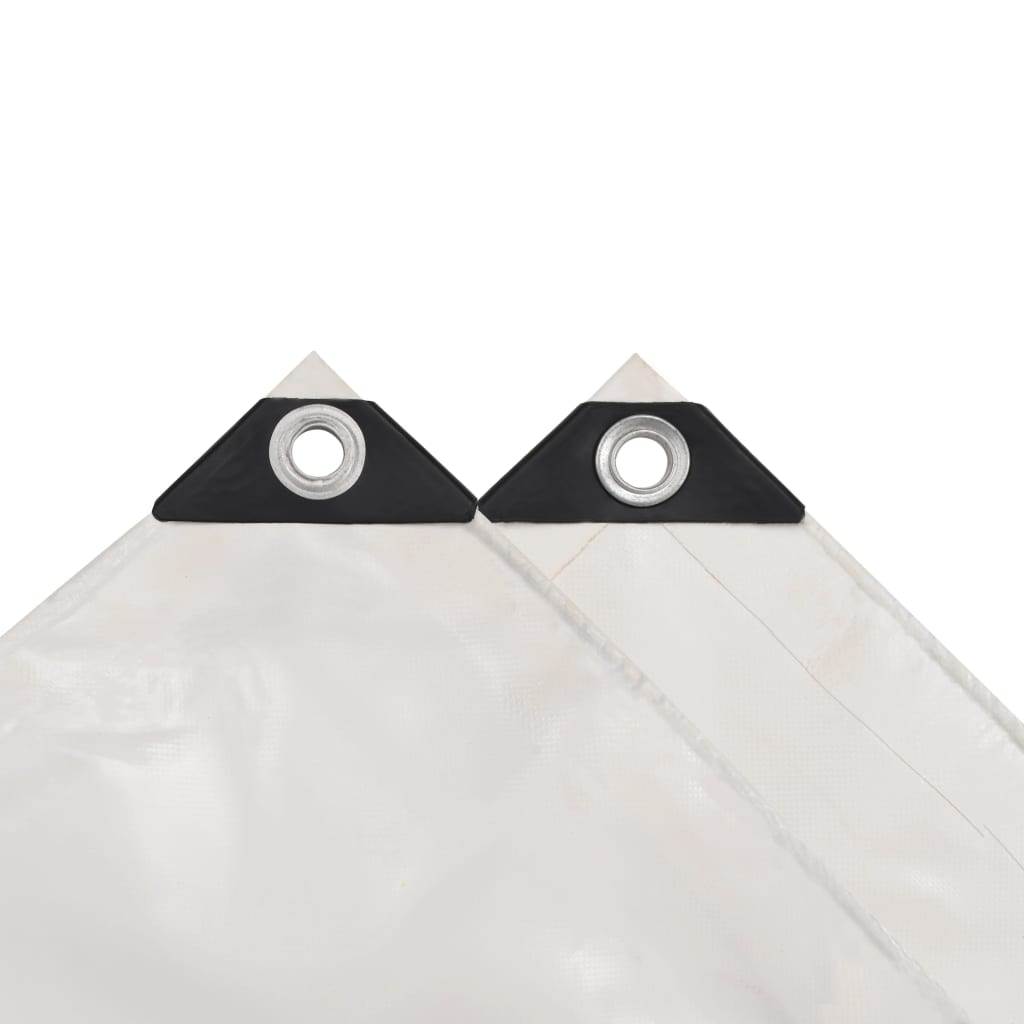 presenning 650 g/m² 4 x 7 m hvid
