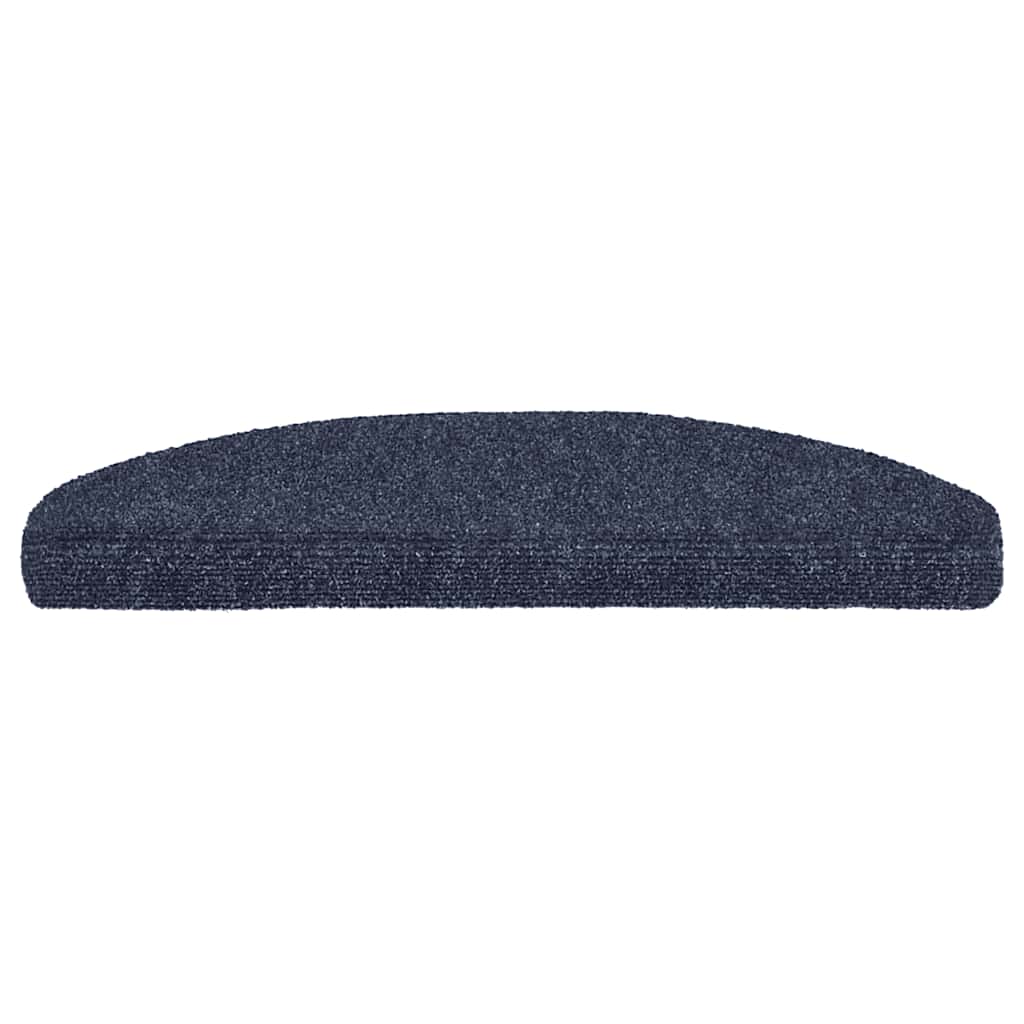 trappemåtter selvklæbende 15 stk. 65x21x4 cm blå halvrunde store