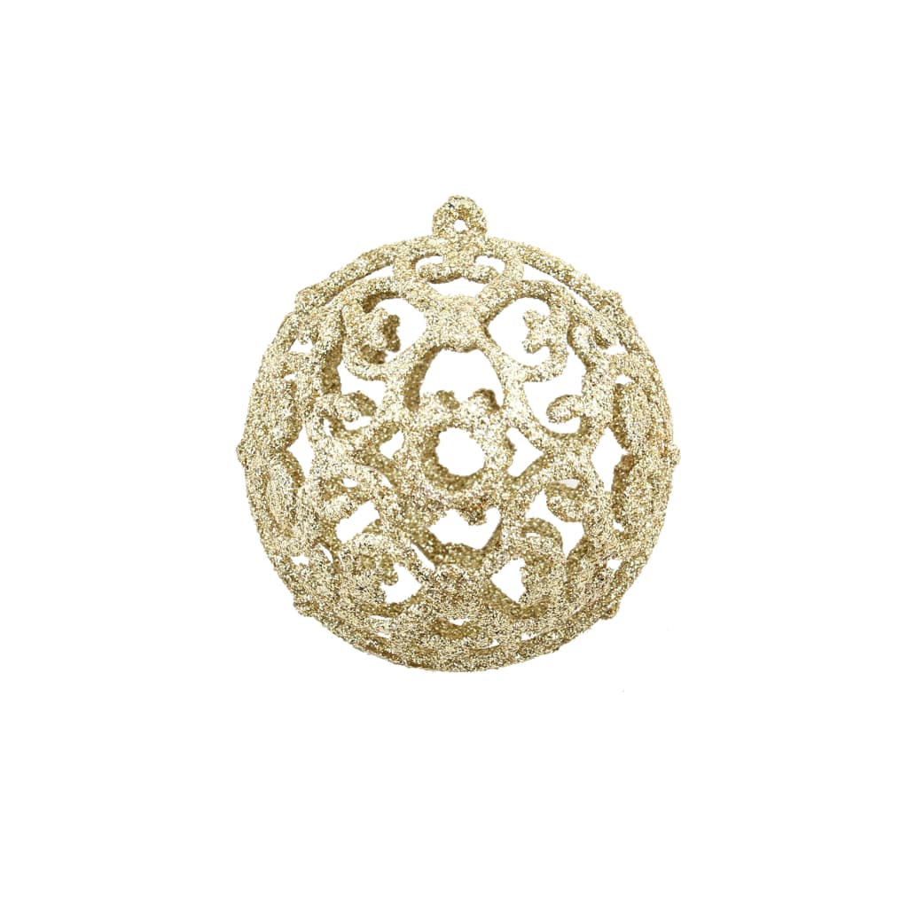 julekuglesæt 100 stk. 3/4/6 cm guldfarvet