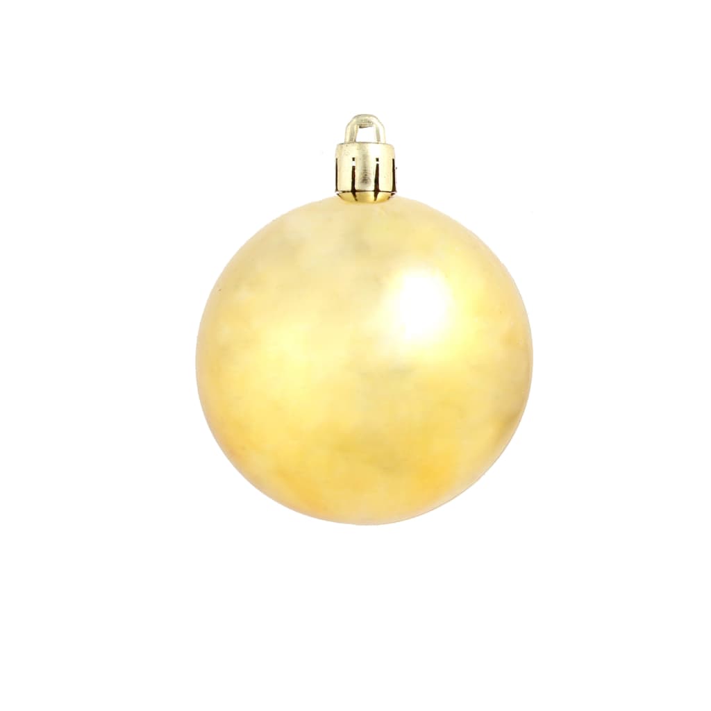 julekuglesæt 100 stk. 3/4/6 cm guldfarvet