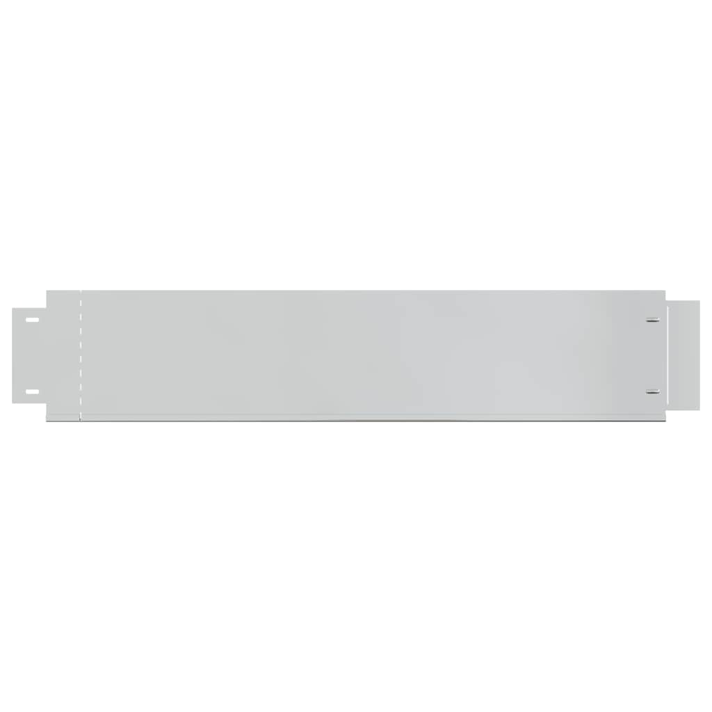 bedkanter 10 stk. galvaniseret stål 100 x 20 cm