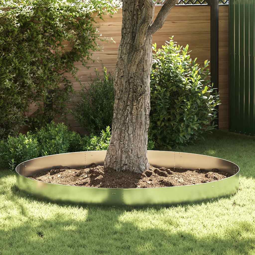 bedkanter 10 stk. galvaniseret stål 100 x 20 cm