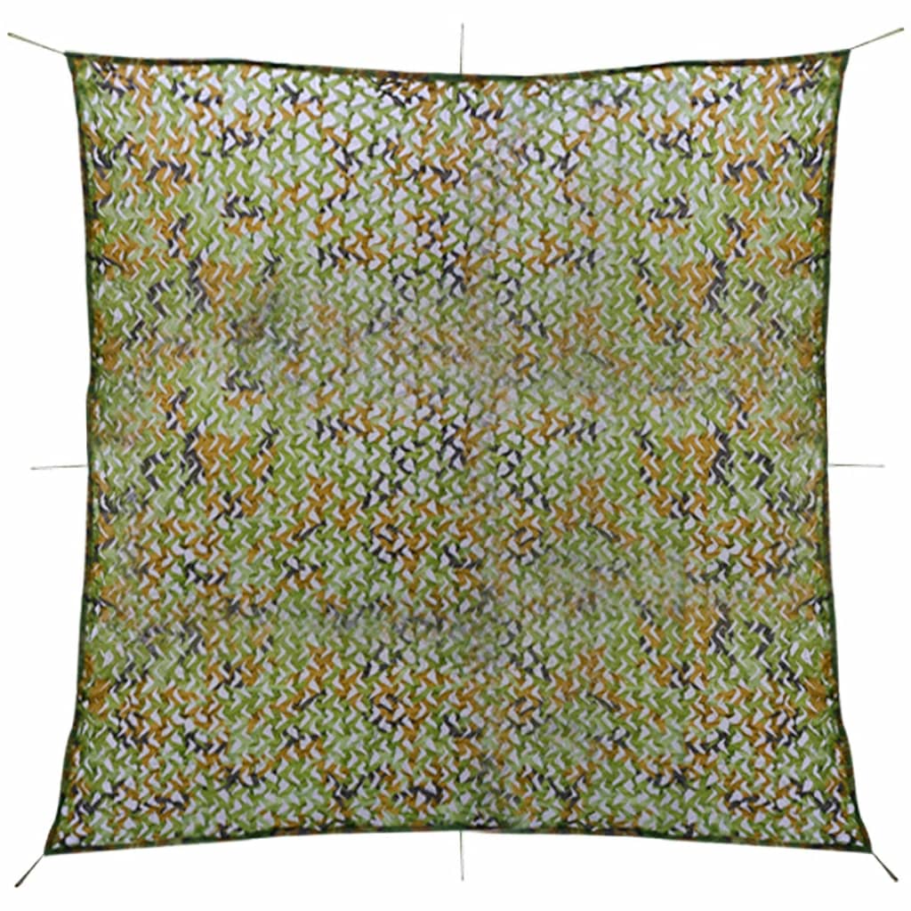 camouflagenet med opbevaringstaske 6 x 6 m