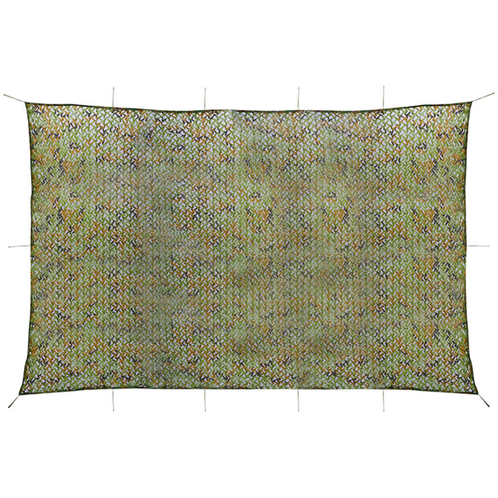 camouflagenet med opbevaringstaske 6 x 8 m