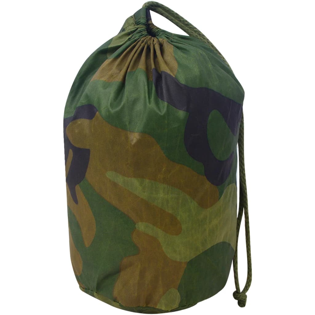 camouflagenet med opbevaringstaske 6 x 8 m