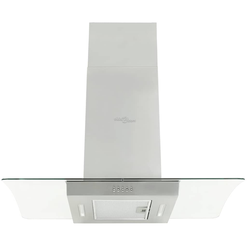 ø-emhætte 90 cm rustfrit stål 756 m³/t. LED