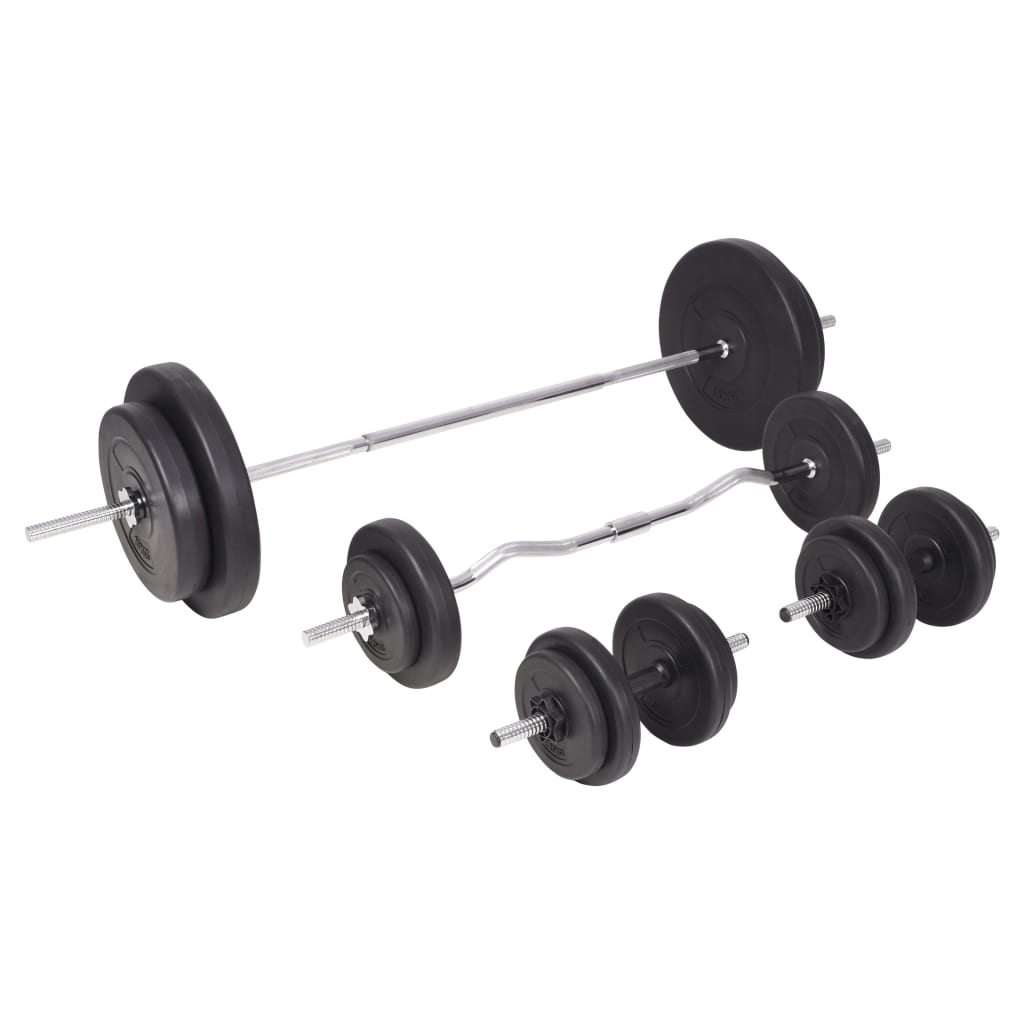 vægtstangs- og håndvægtssæt 90 kg