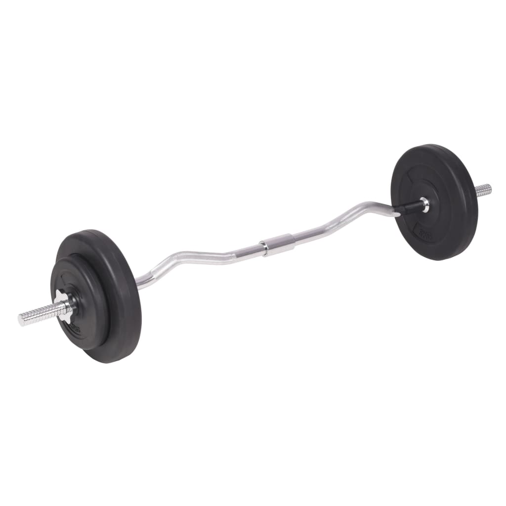 vægtstangs- og håndvægtssæt 90 kg