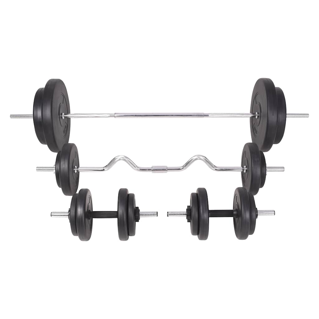 vægtstangs- og håndvægtssæt 90 kg