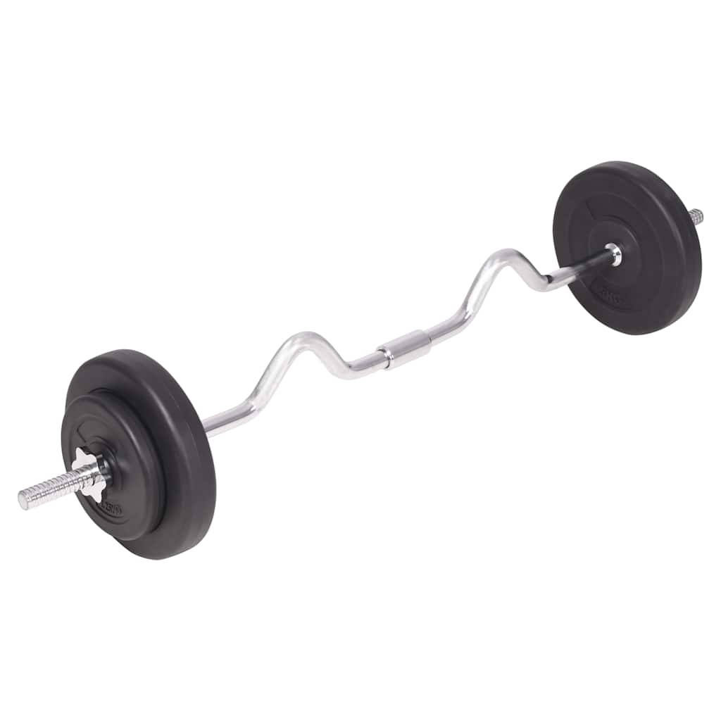 vægtstangs- og håndvægtssæt 90 kg
