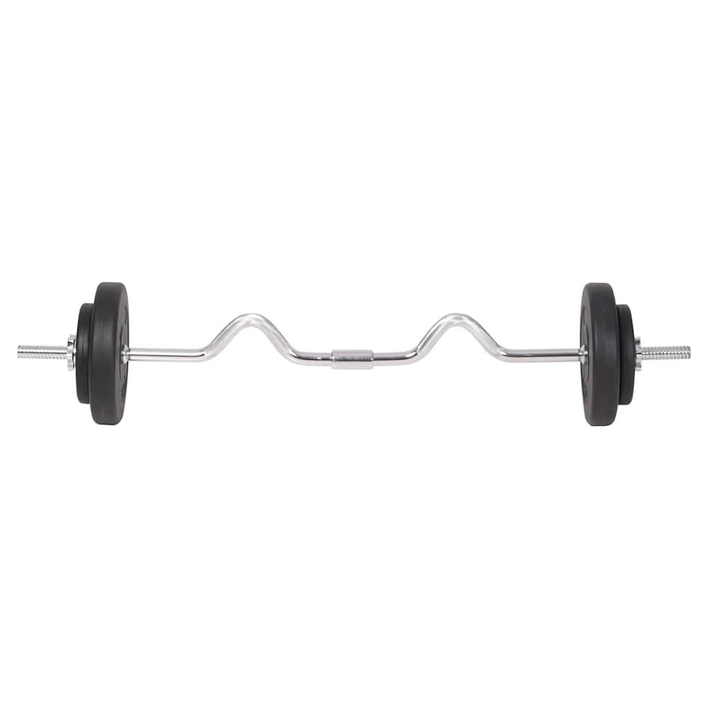 vægtstangs- og håndvægtssæt 90 kg