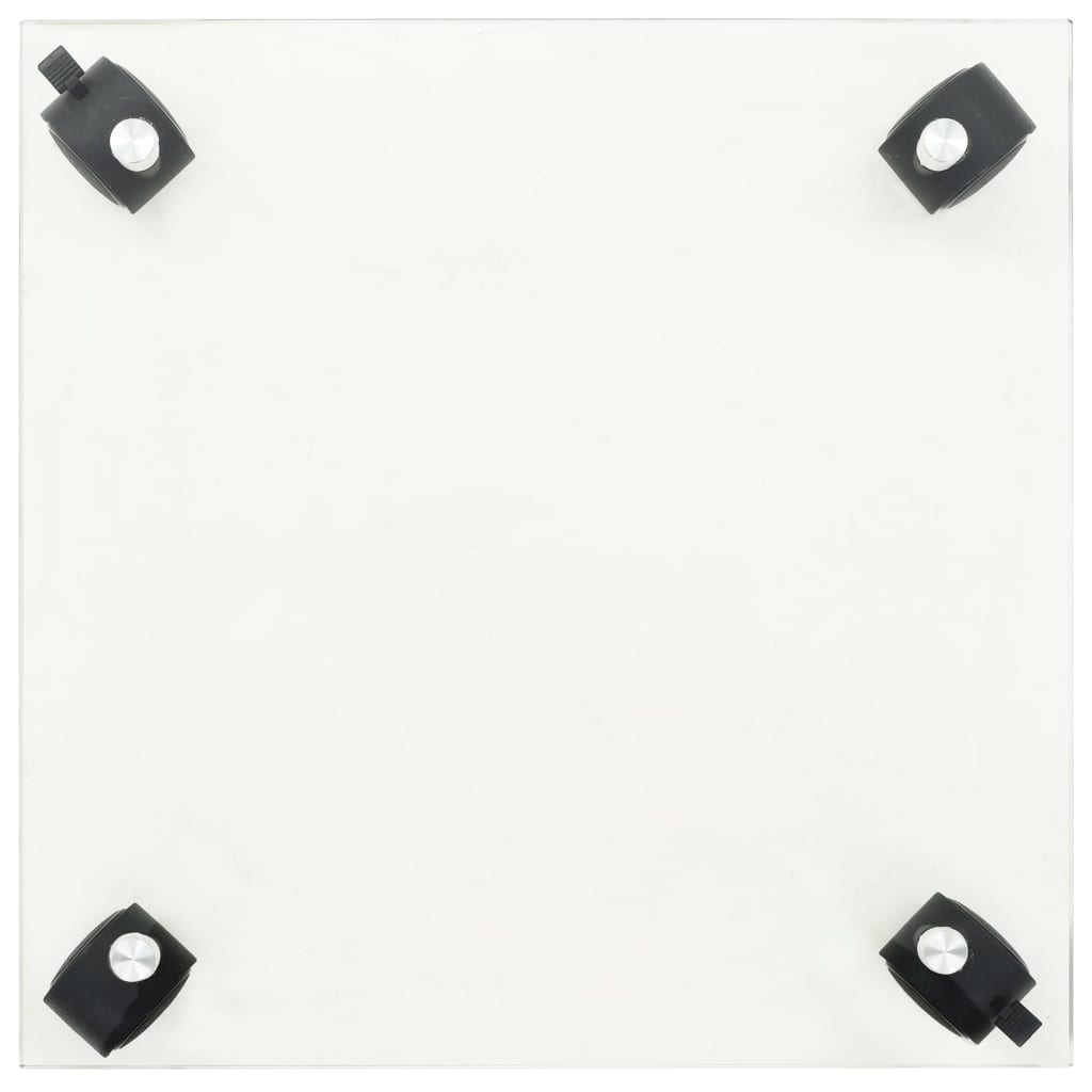 plantevogn 2 stk. hærdet glas 35 x 35 cm firkantet