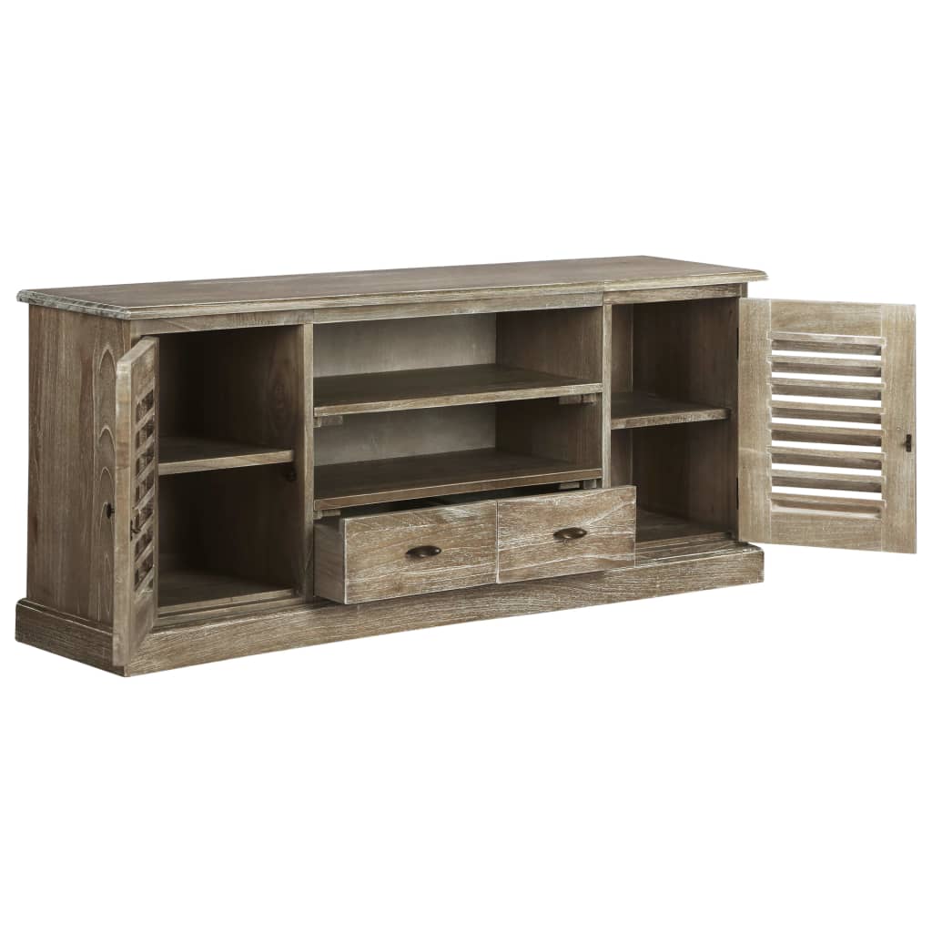 tv-skab 145x35x60 cm massivt minditræ