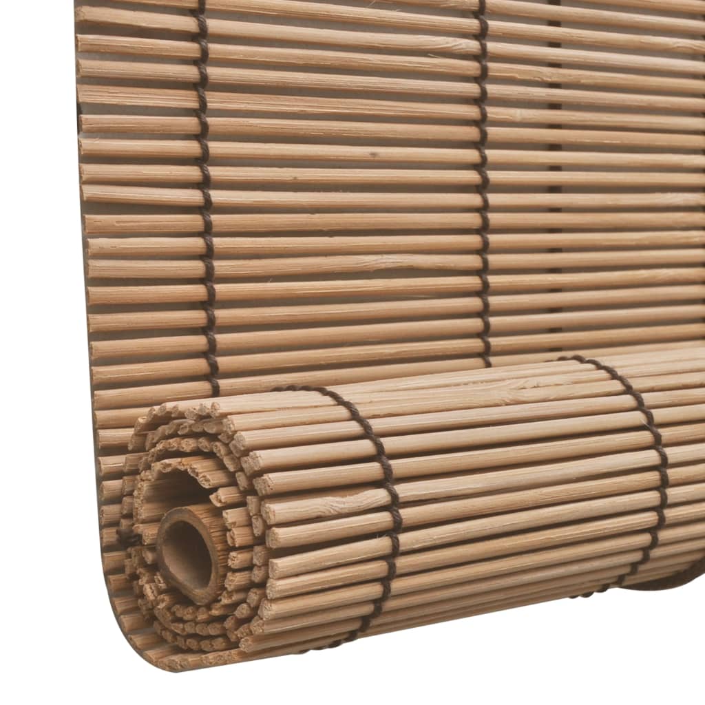 rullegardin 140x220 cm bambus brun