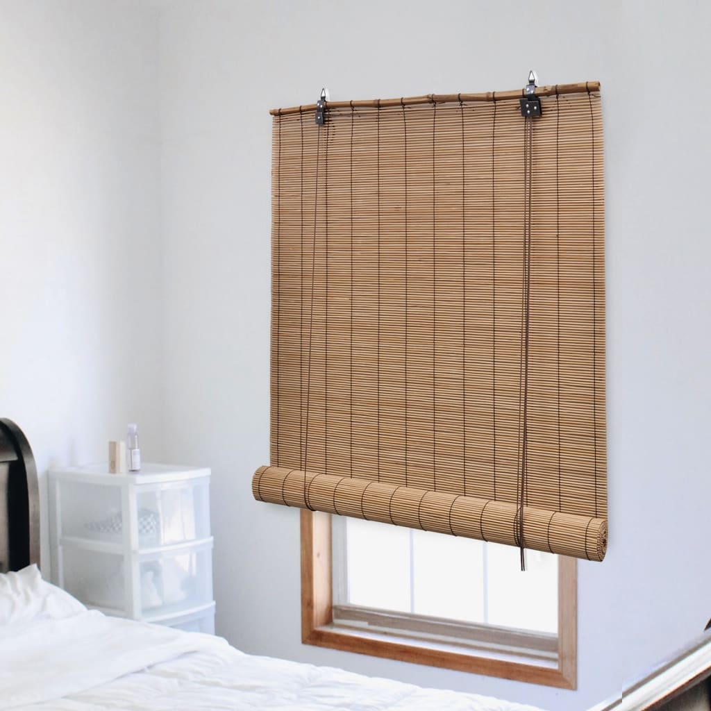 rullegardin 140x220 cm bambus brun