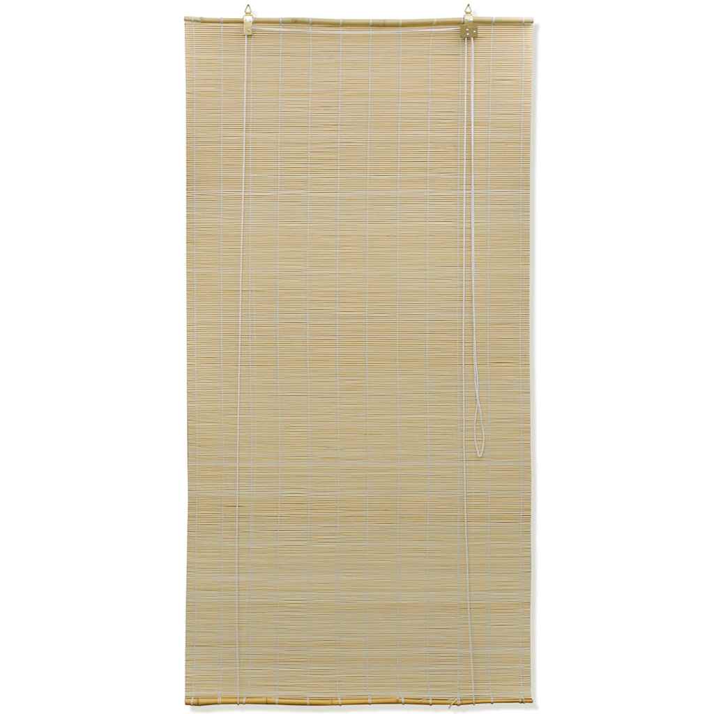 rullegardin 150x160 cm bambus naturfarvet