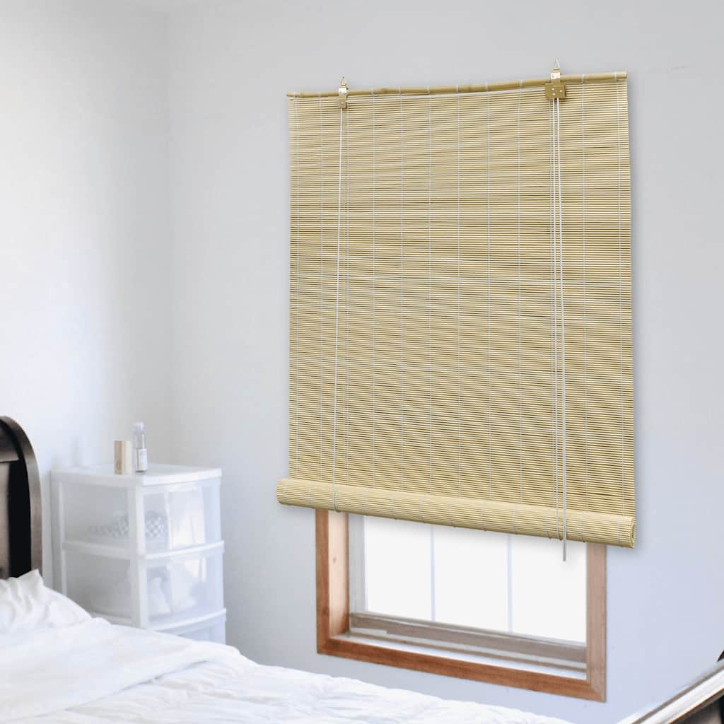 rullegardin 150x160 cm bambus naturfarvet