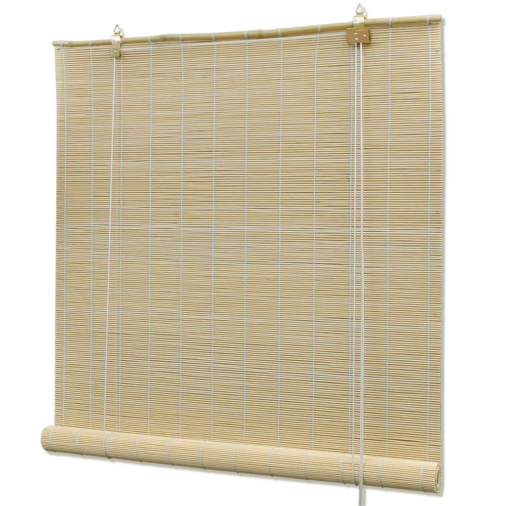 rullegardin 100x220 cm bambus naturfarvet