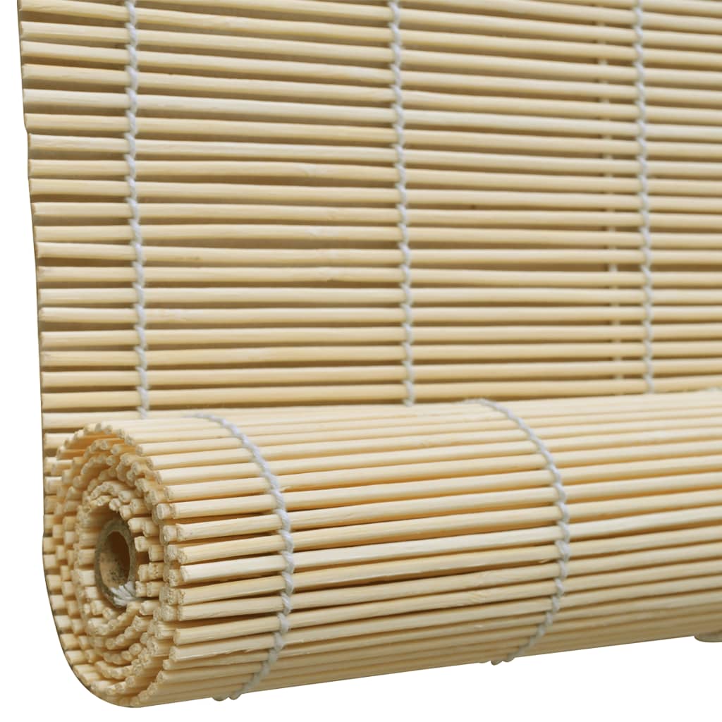 rullegardin 100x220 cm bambus naturfarvet