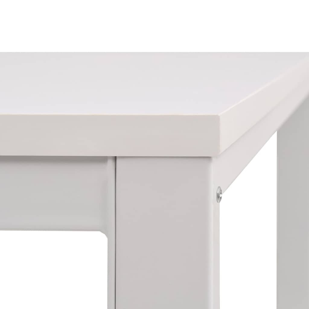 skrivebord 120x60x75 cm hvid