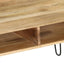 tv-bord i massivt mangotræ 110 x 35 x 45 cm
