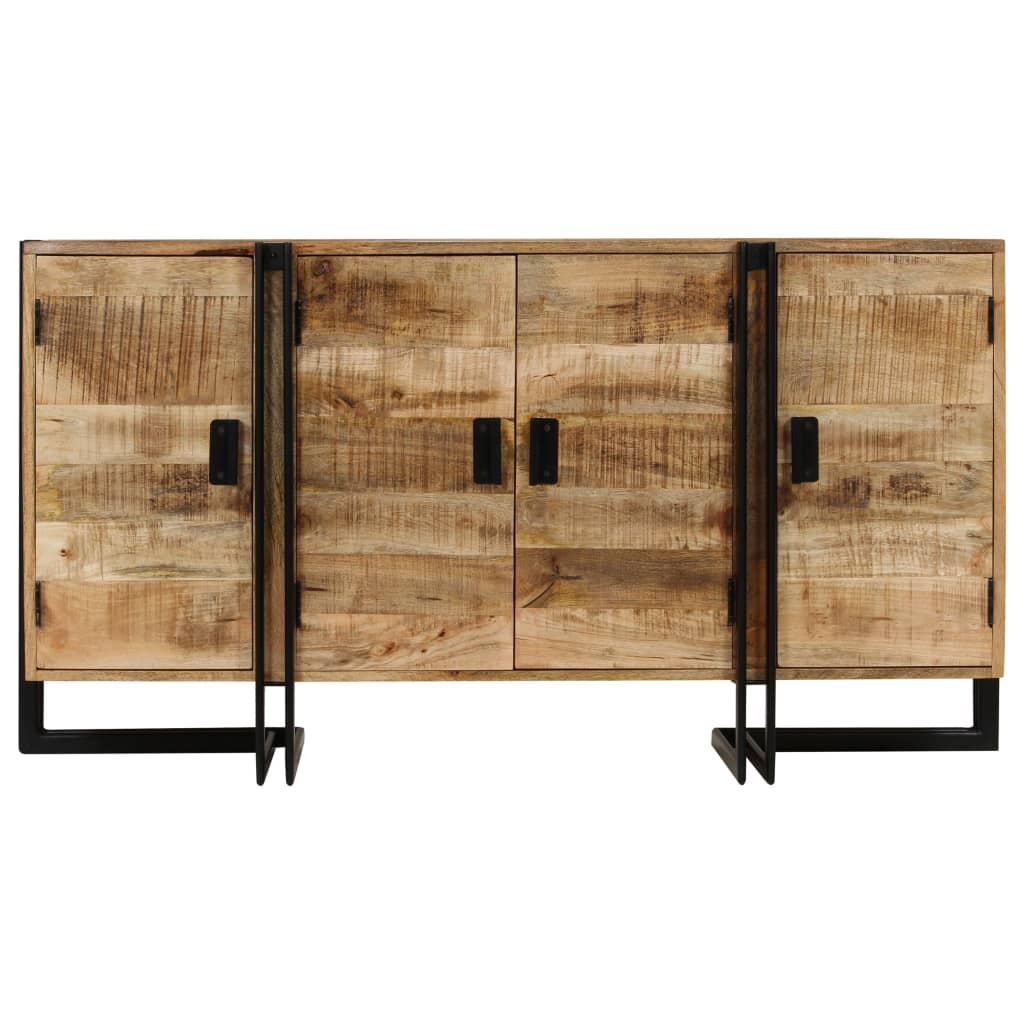 skænk i massivt mangotræ 150 x 40 x 80 cm