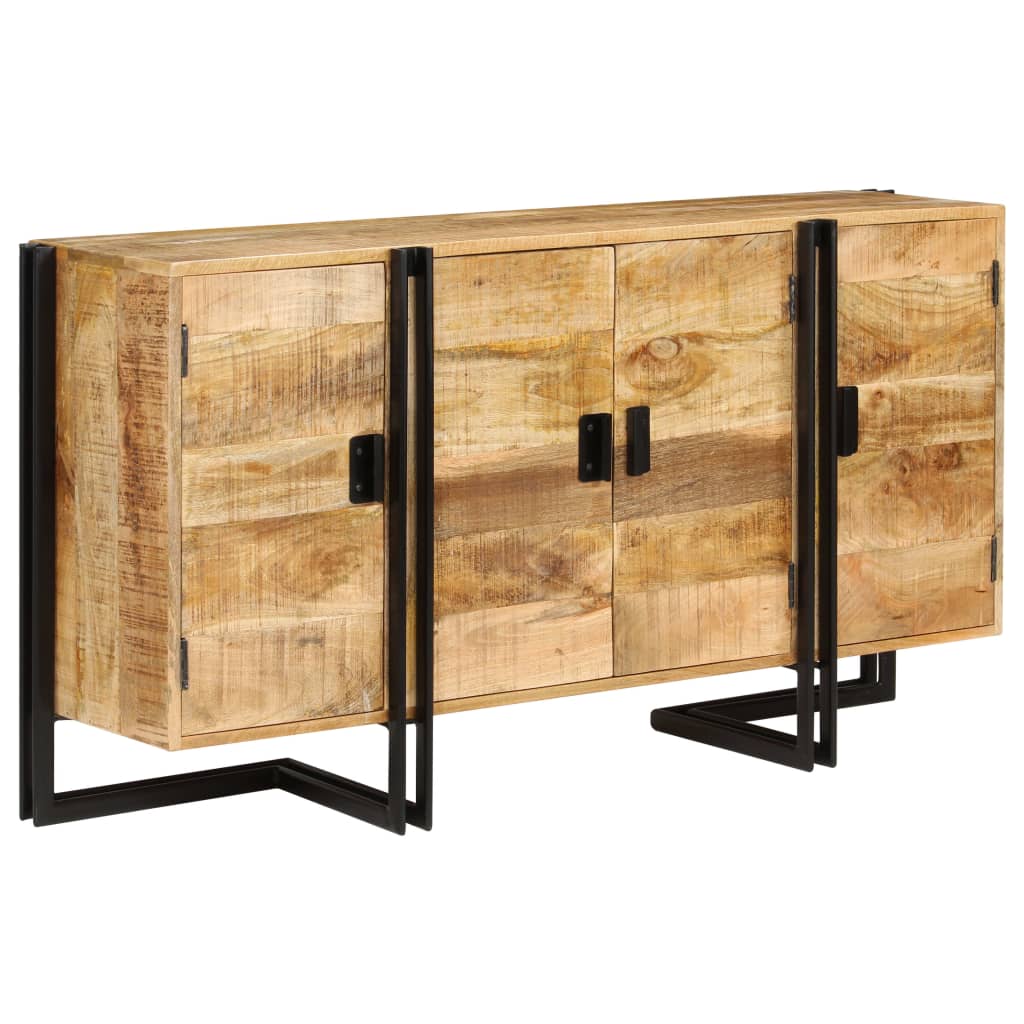 skænk i massivt mangotræ 150 x 40 x 80 cm
