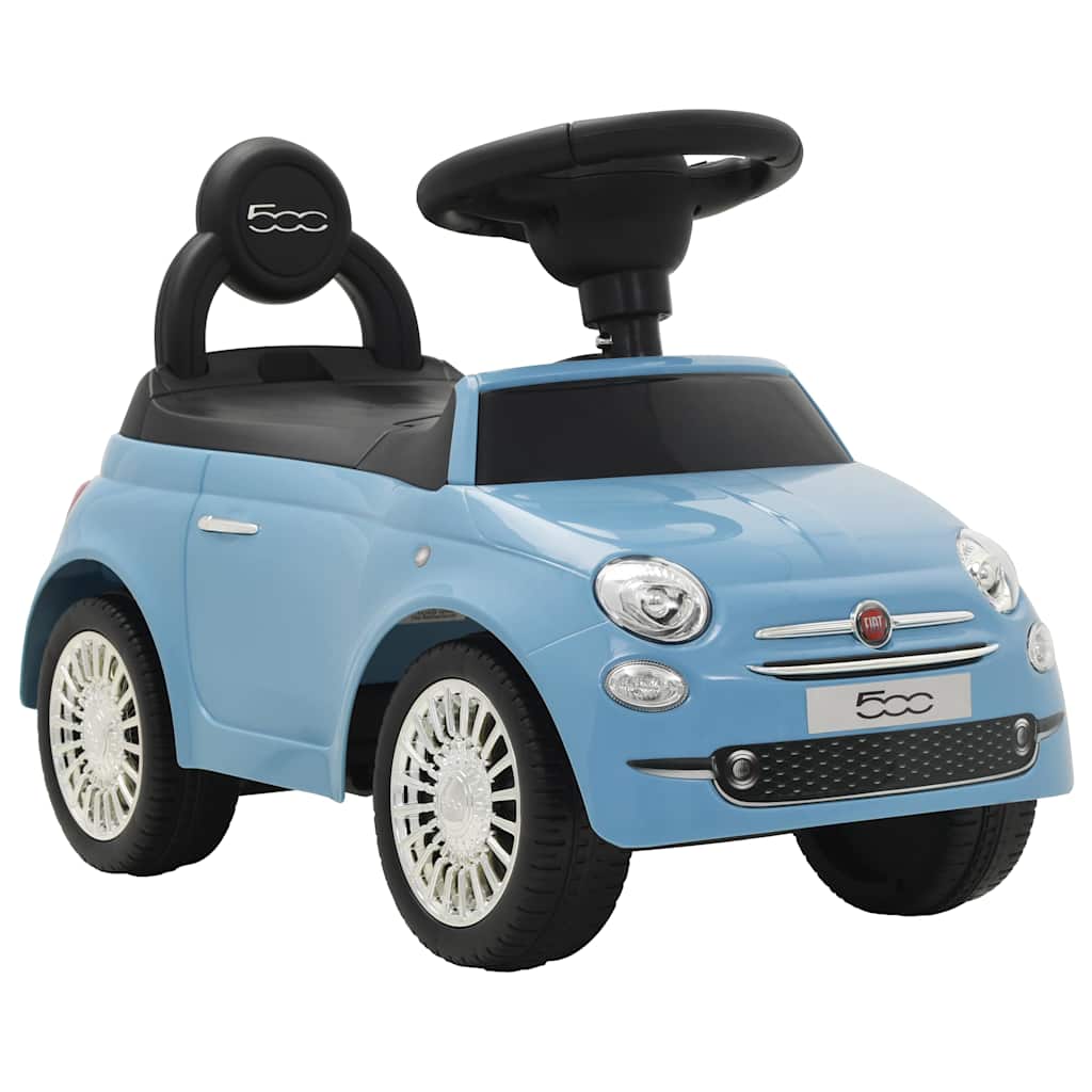 gåbil Fiat 500 blå