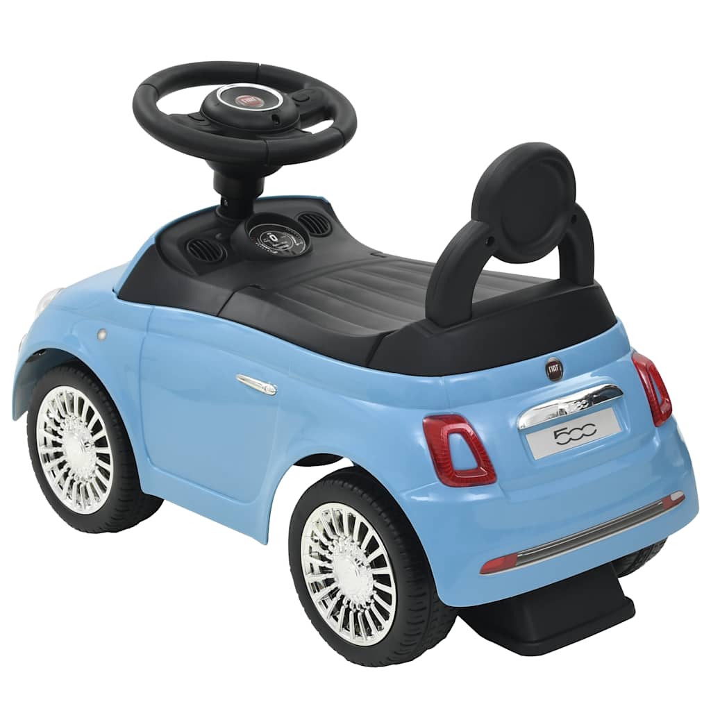 gåbil Fiat 500 blå