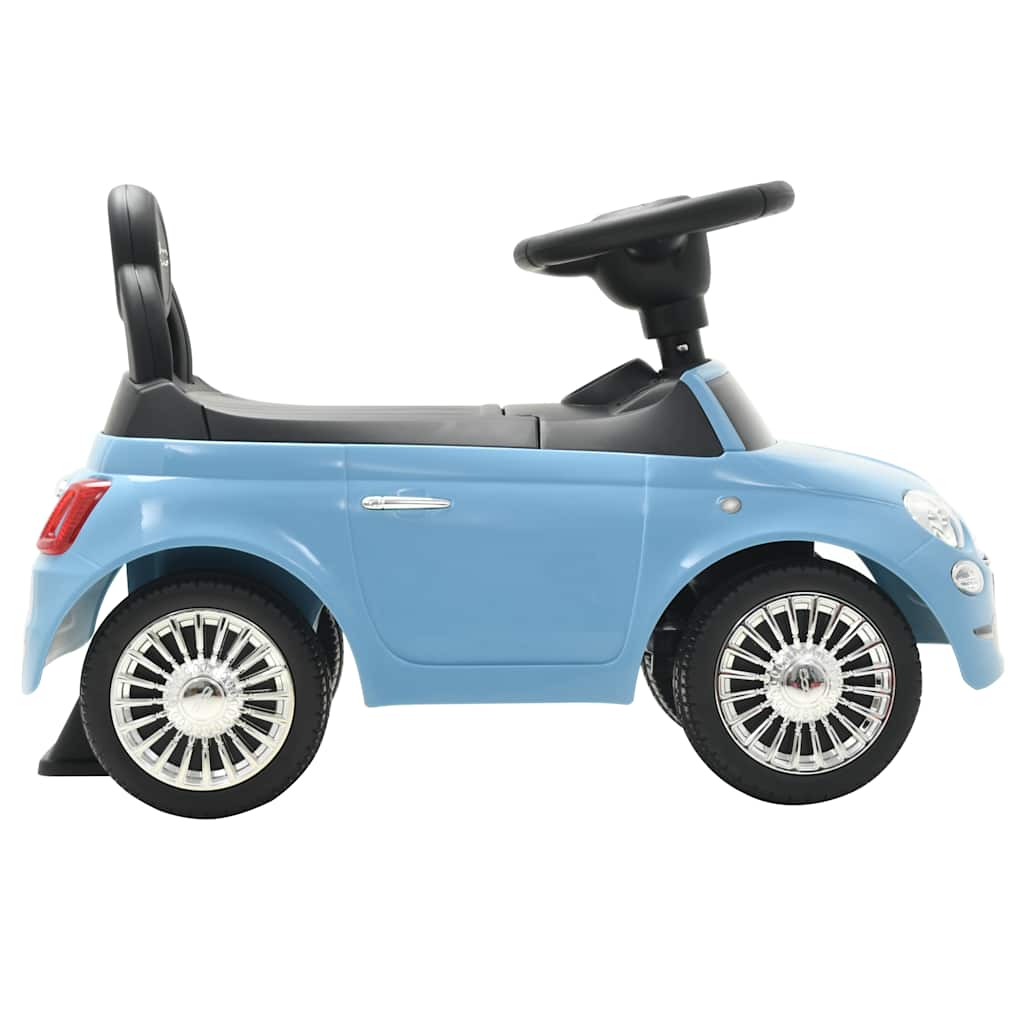 gåbil Fiat 500 blå
