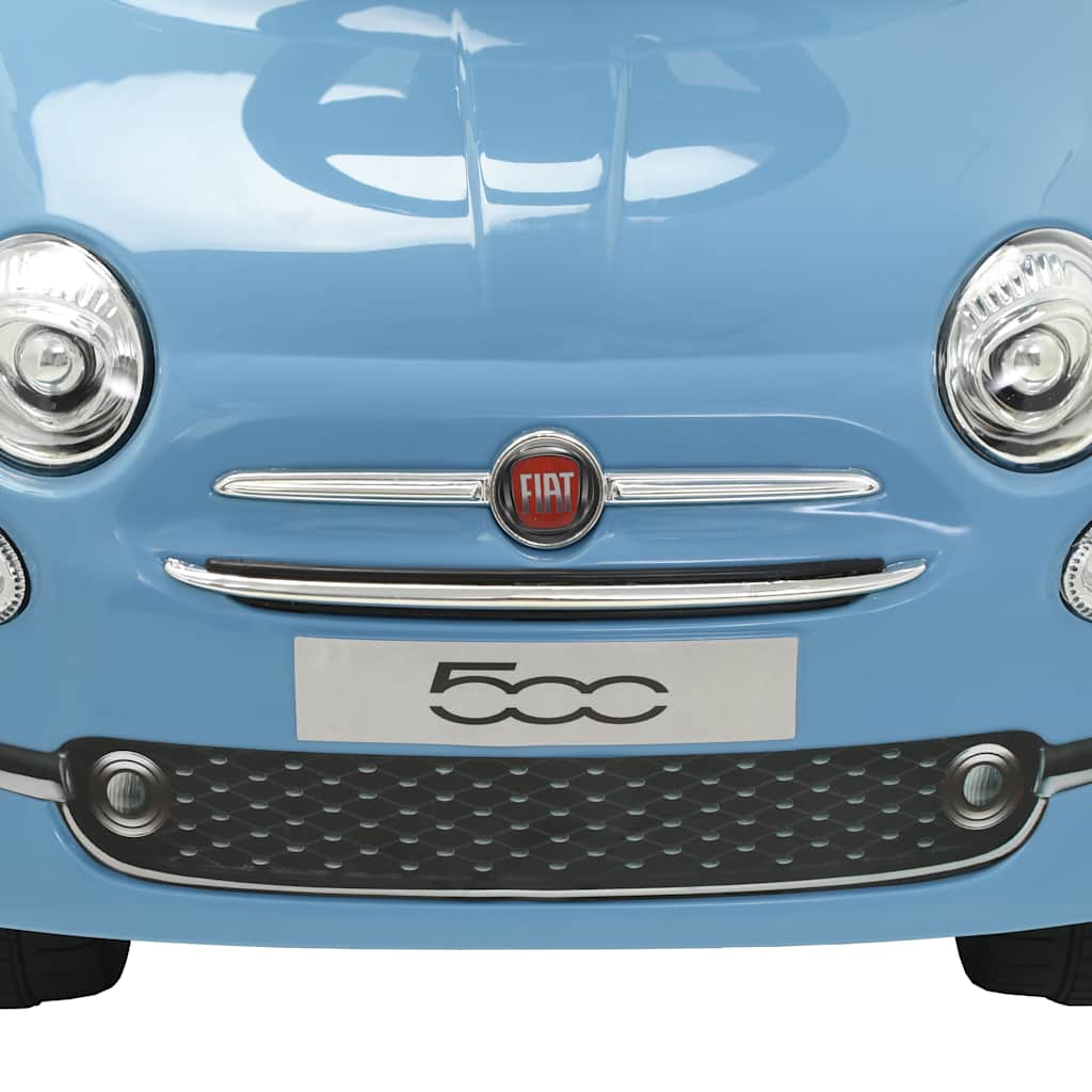 gåbil Fiat 500 blå
