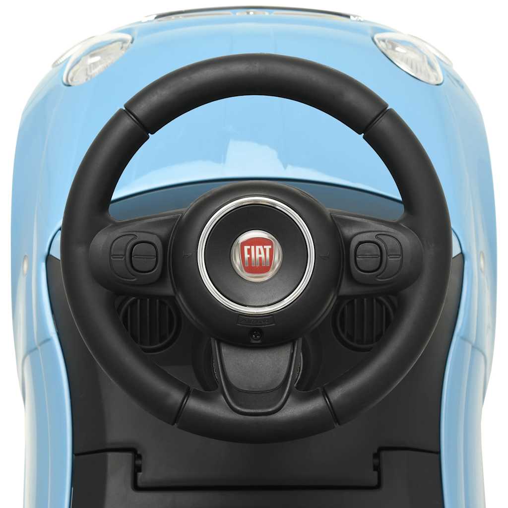 gåbil Fiat 500 blå