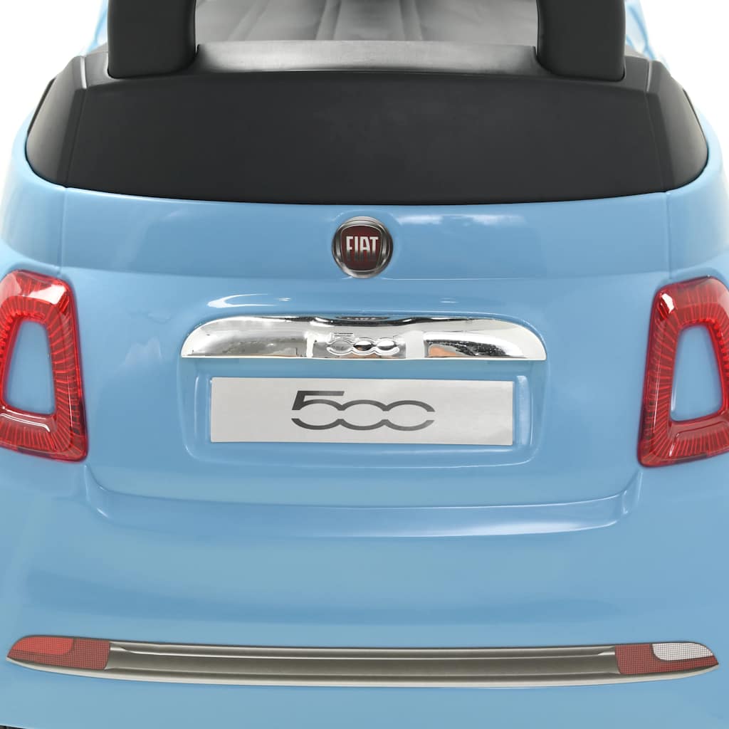 gåbil Fiat 500 blå