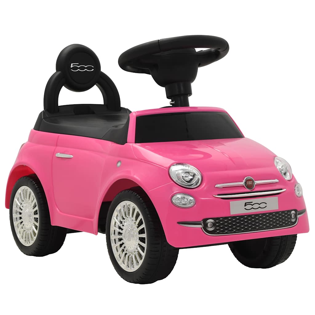 legetøjsbil Fiat 500 lyserød