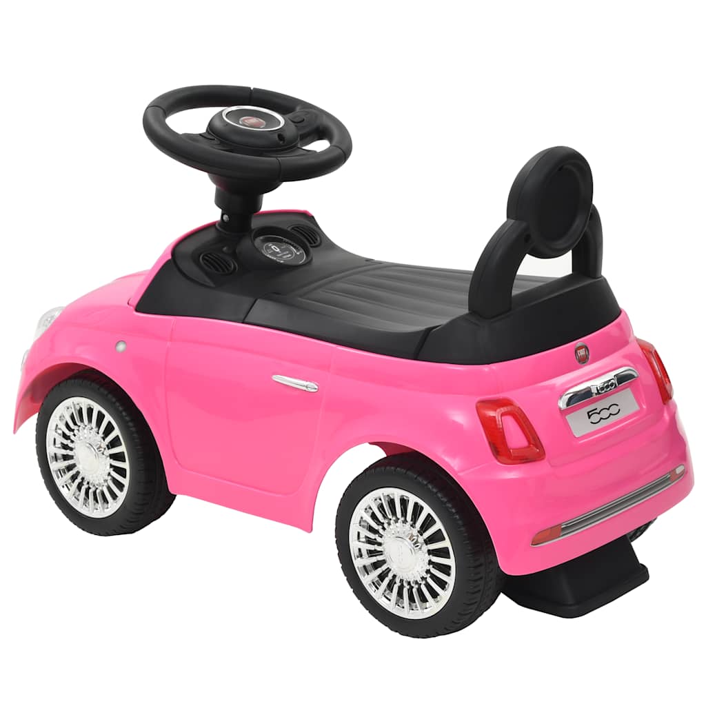 legetøjsbil Fiat 500 lyserød