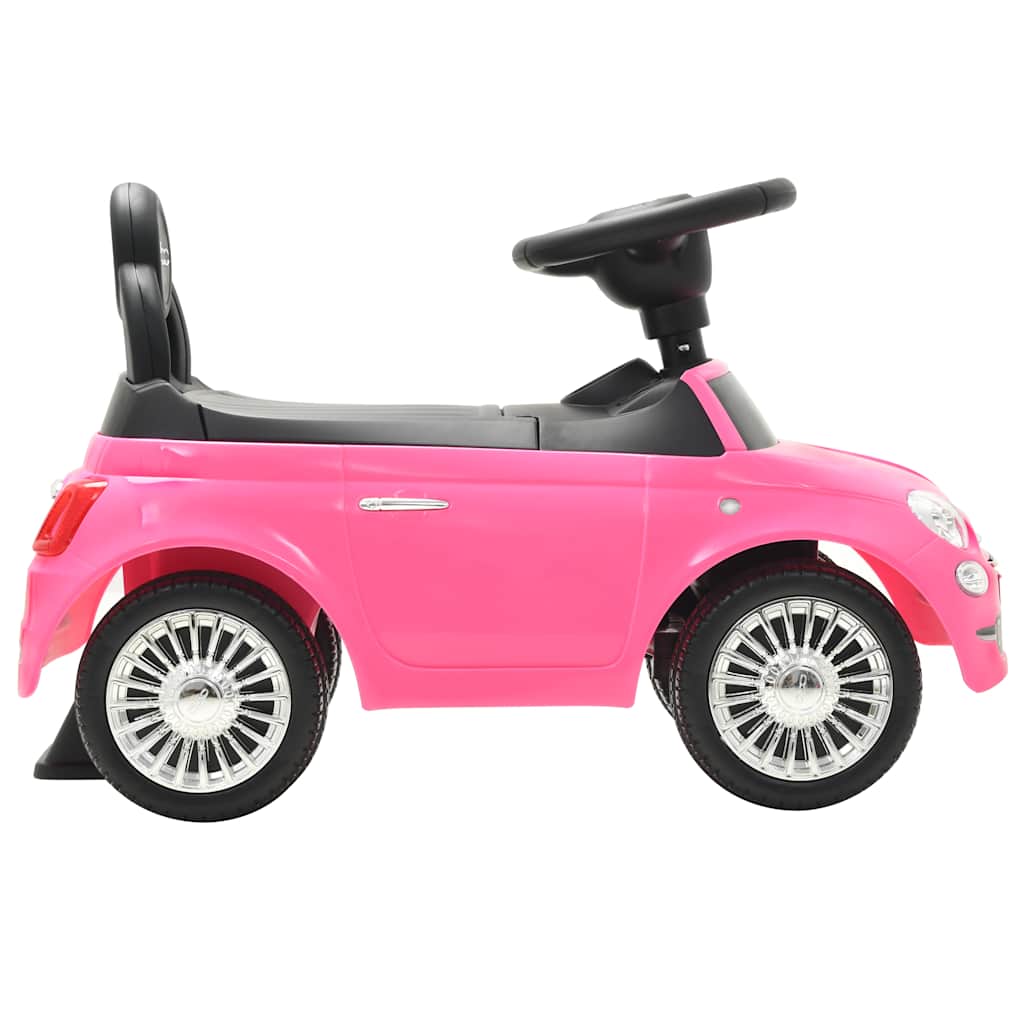 legetøjsbil Fiat 500 lyserød
