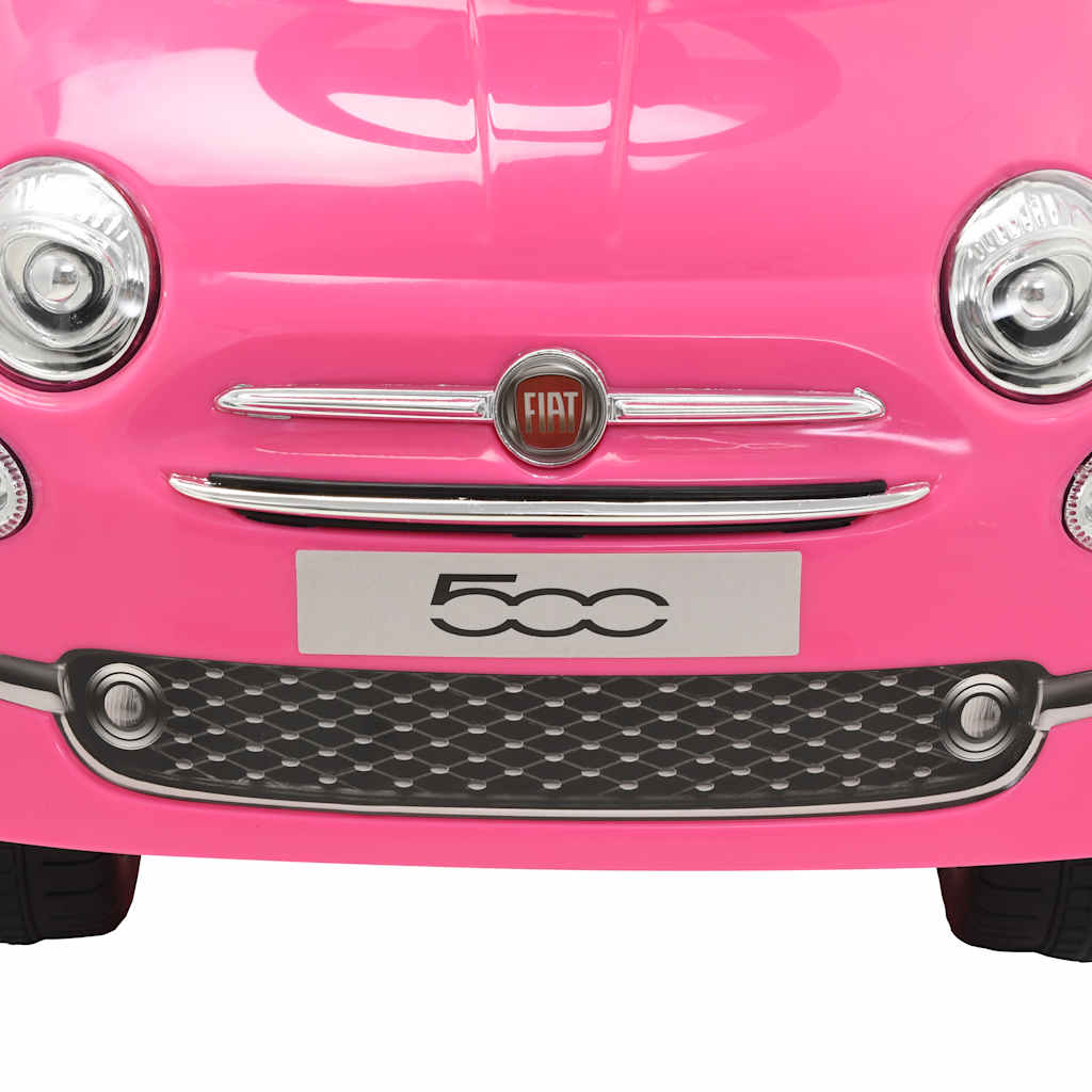 legetøjsbil Fiat 500 lyserød
