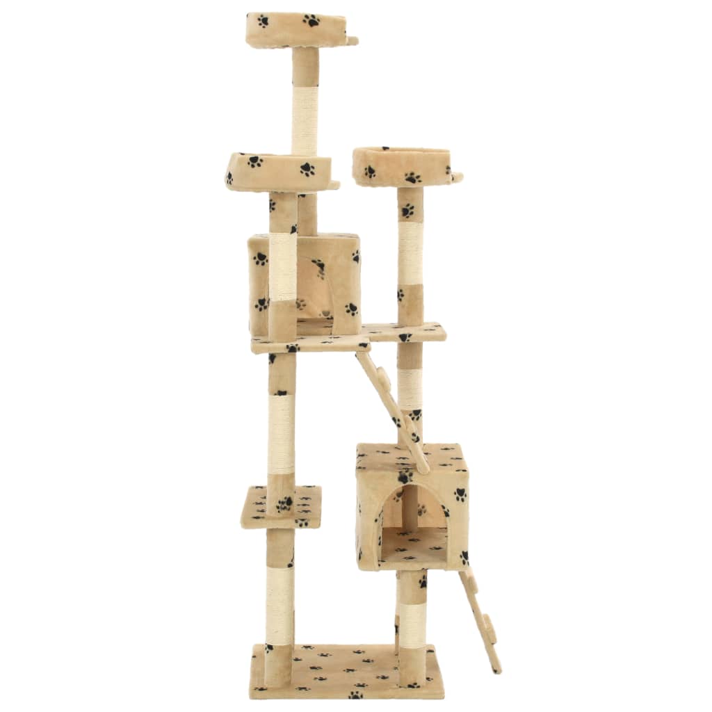 kradsetræ til katte med sisal 170 cm poteprint beige