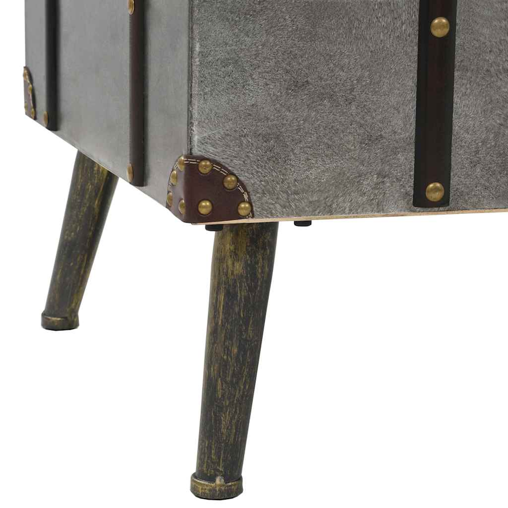 sofabord MDF og aluminium 102 x 51 x 47,5 cm